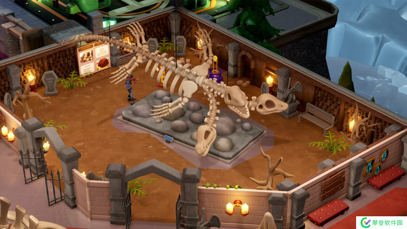 《双点博物馆》“超自然展示品区域”宣传片、截图