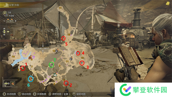 怪物猎人荒野试玩地图所有营地位置一览