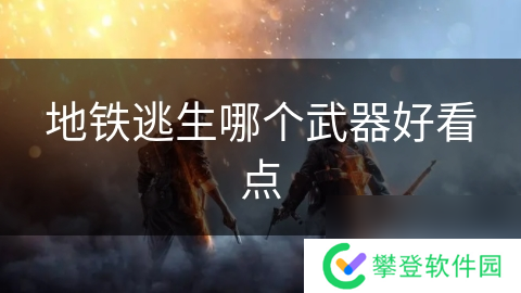 地铁逃生哪个武器好看点