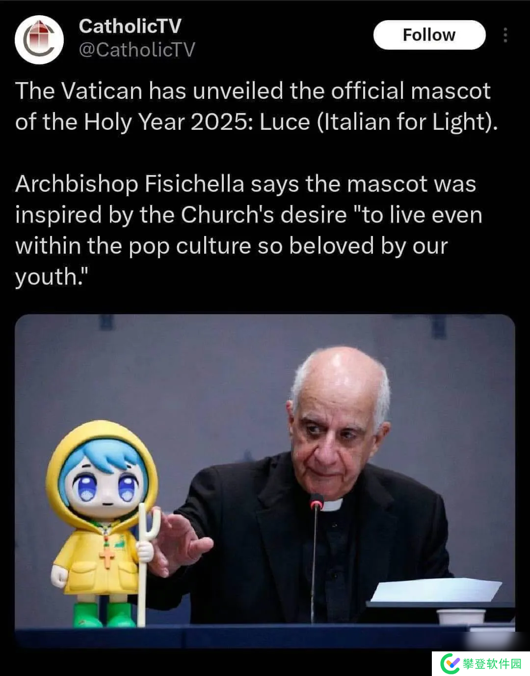 吉祥物的“赛博传教”，打破了教廷在二次元心中的刻板印象