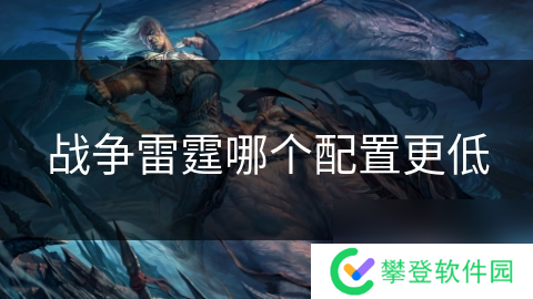 战争雷霆哪个配置更低
